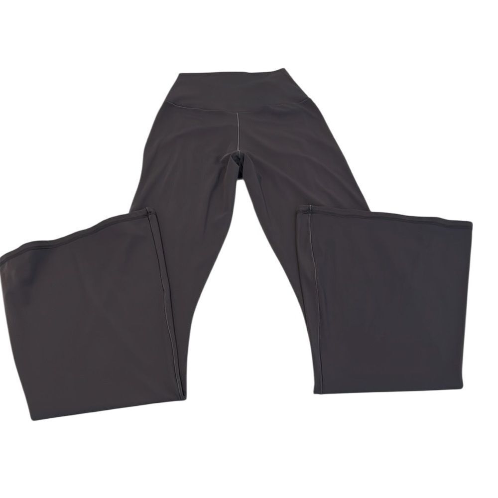 Sunzel size small grey flare cross over waist leggings worn 3 times EUC